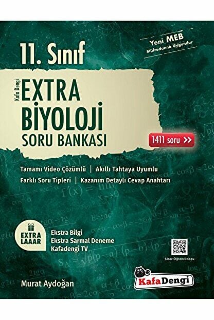 11. Sınıf Extra Biyoloji Soru Bankası / Murat Aydoğan / Kafa Dengi Yayınları / 9786052387214