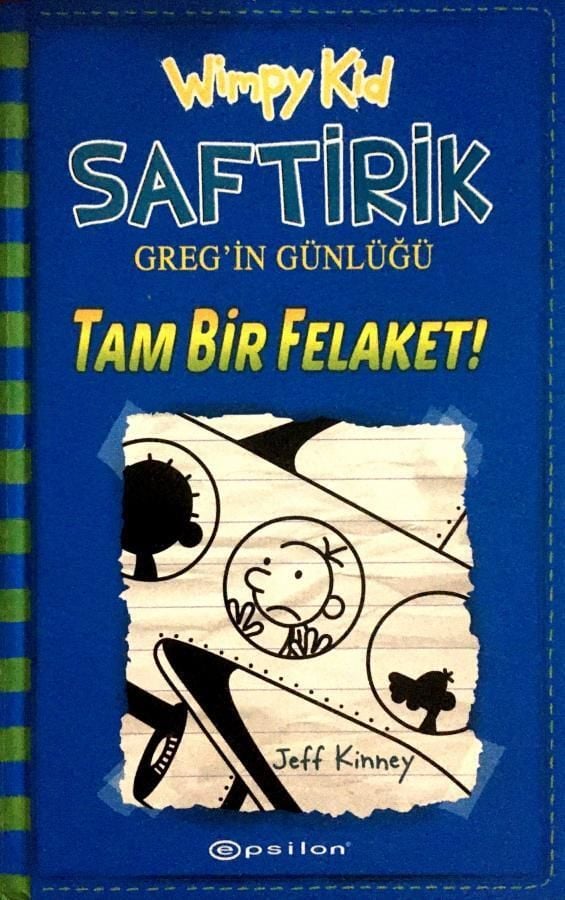 Epsilon Jeff Kinney Saftirik Gregin Günlüğü 12 - Tam Bir Felaket (Ciltli)