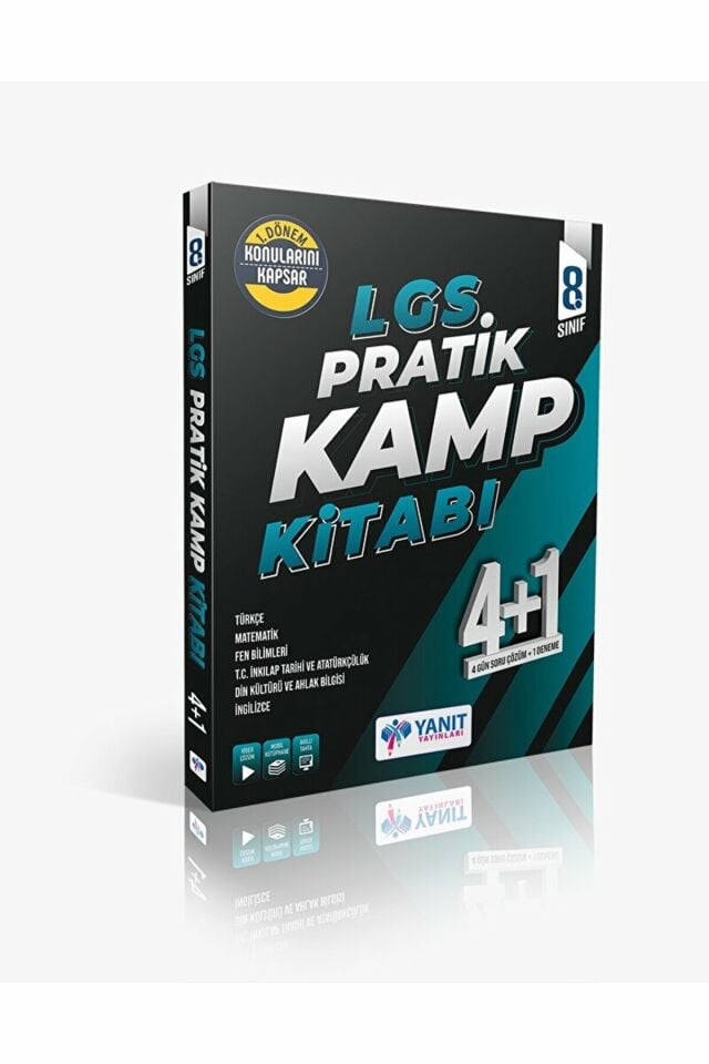 8. Sınıf Pratik Kamp Kitabı (4+1) 1. Dönem Konular / Kolektif / Yanıt Yayınları / 9786258110487