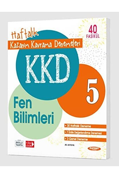 KKD 5. Sınıf Fen Bilimleri Haftalık Kazanım Kavrama Denemeleri / Kurmay Yayınları / 9786258450729