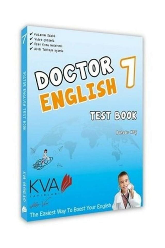 Koray Varol Aademi Yayınları 7. Sınıf Doctor English Test Book