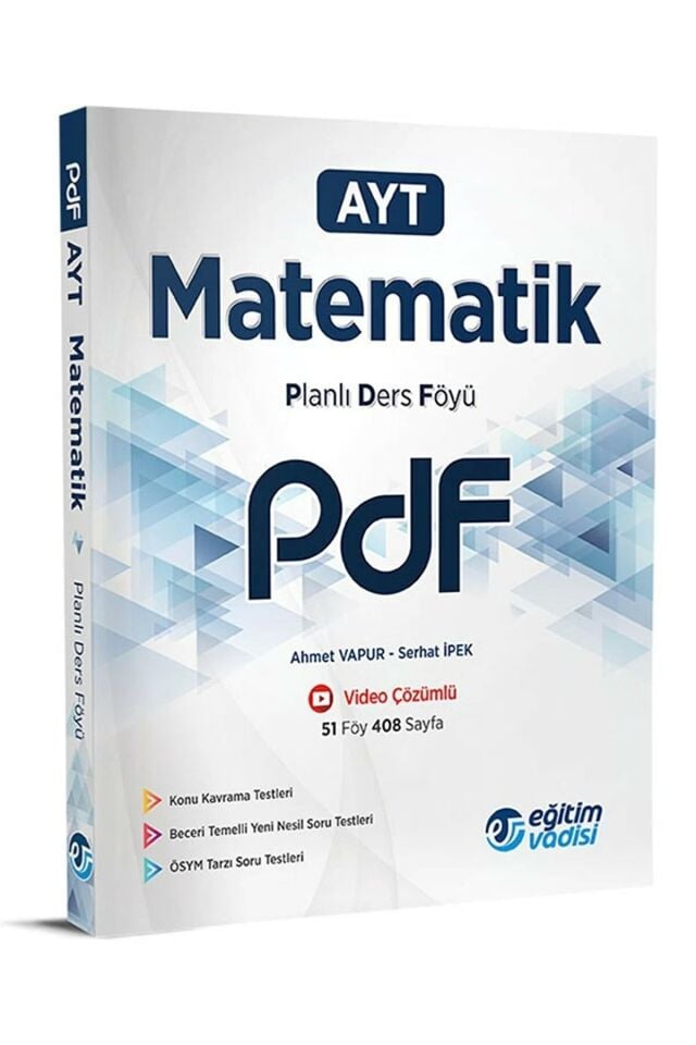 Eğitim Vadisi 2024 Ayt Matematik Pdf Planlı Ders Föyü