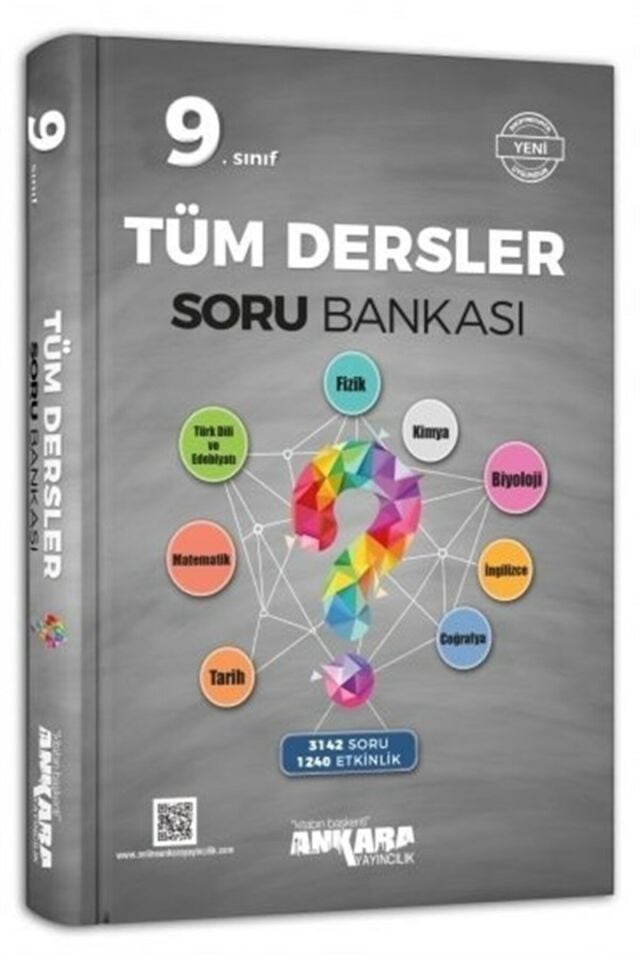 Ankara Yayıncılık 9. Sınıf Tüm Dersler Soru Bankası