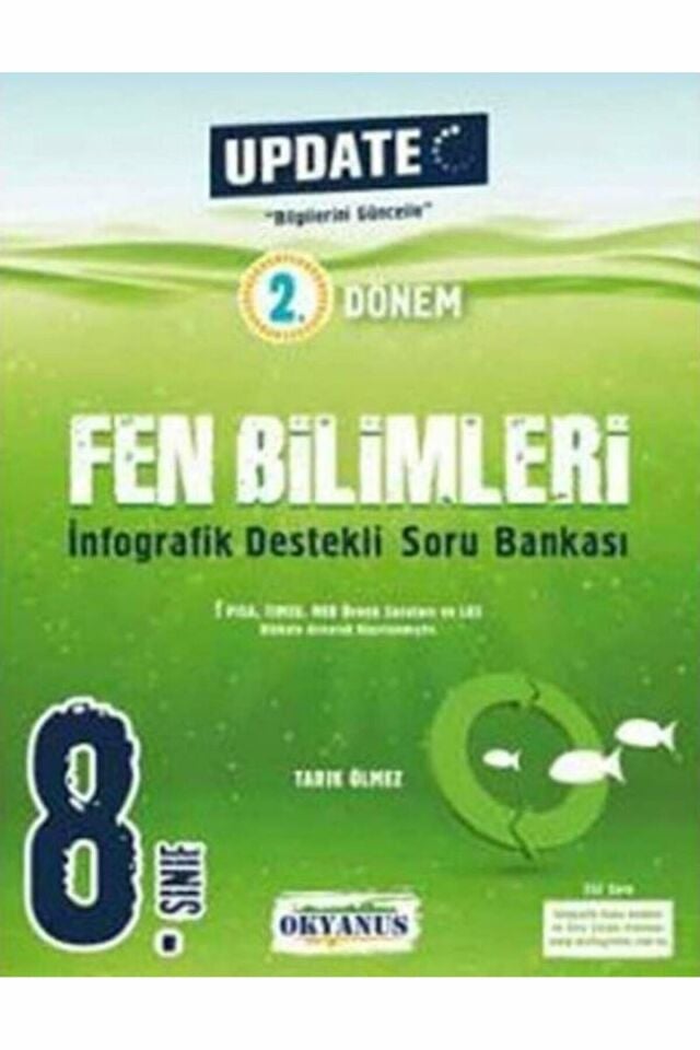 8. Sınıf 2. Dönem Fen Bilimleri Update İnfografik Soru Bankası / Okyanus Yayınları / 9786057832924