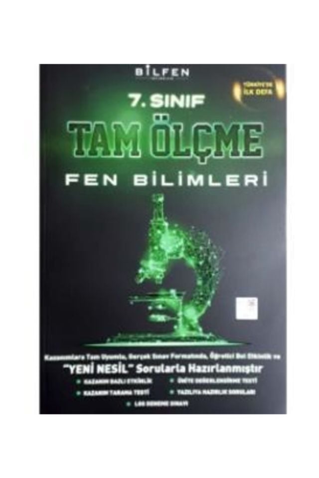 Bilfen Yayınları 7. Sınıf Fen Bilimleri Tam Ölçme Yeni