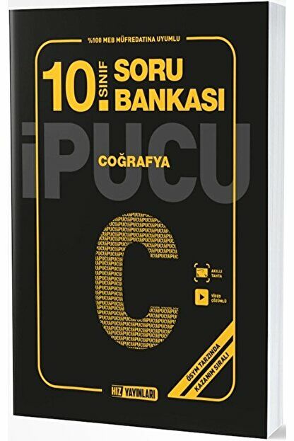 10. Sınıf Coğrafya İpucu Soru Bankası / Kolektif / Hız Yayınları / 9786257750349