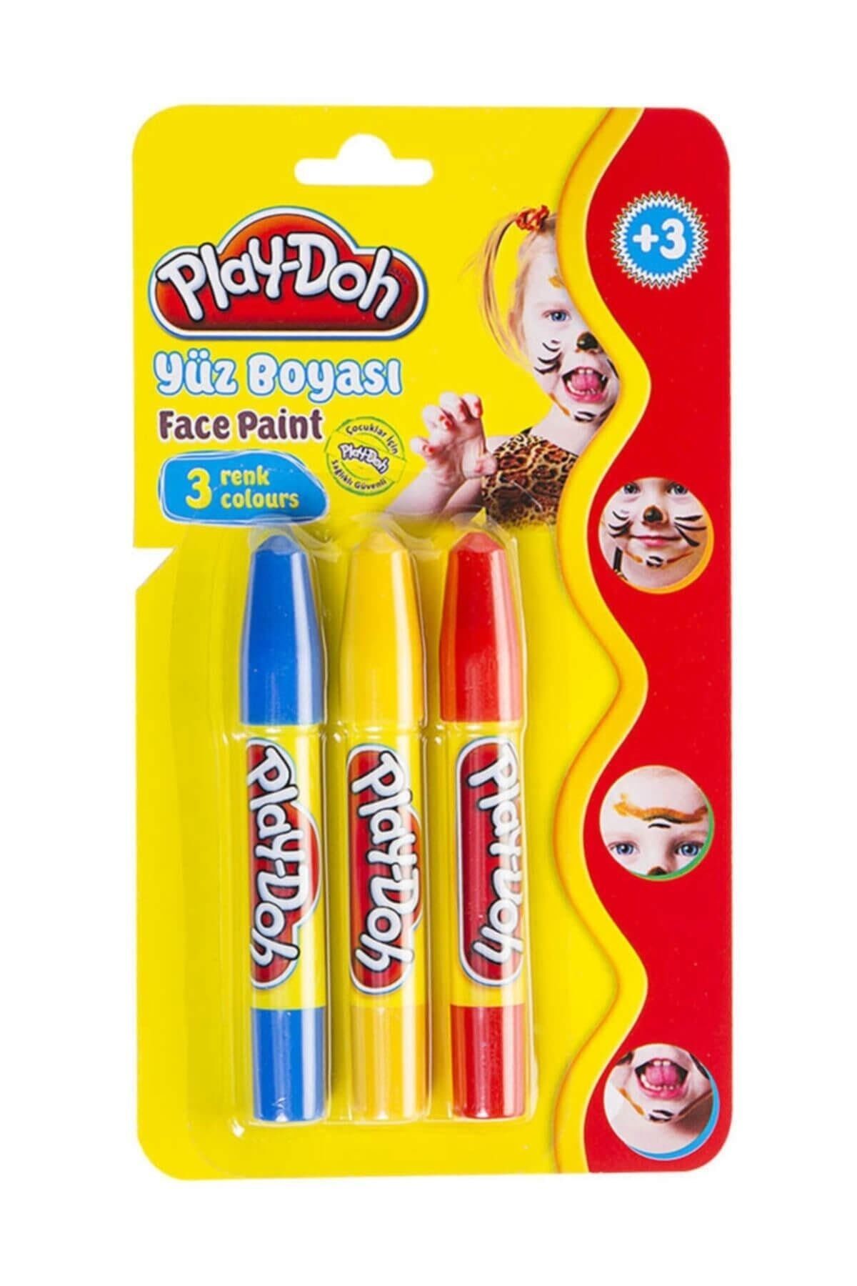 Playdoh 3 Renk Yüz Boyası