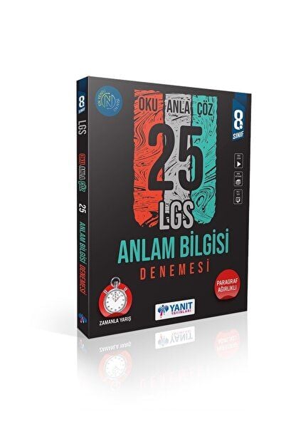 8. Sınıf Anlam Bilgisi 25 Deneme - Yanıt