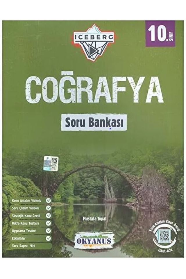 10. Sınıf Iceberg Coğrafya Soru Bankası / Mustafa Topal / Okyanus Yayınları / 9786057832191