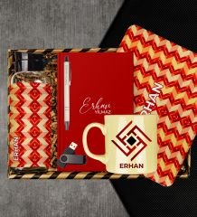 eJOYA Kişiye Özel Defter & Kalem & Kupa & Matara & Mouse Pad & USB Bellek Hediye Kutusu 113084