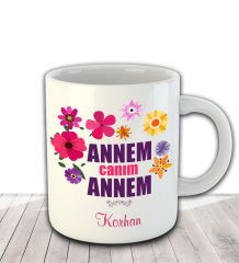 eJOYA Kişiye Özel Annem Canım Annem Temalı Kupa Bardak 82502