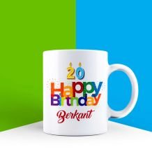 eJOYA Kişiye Özel Happy Birthday Kupa Bardak 85769