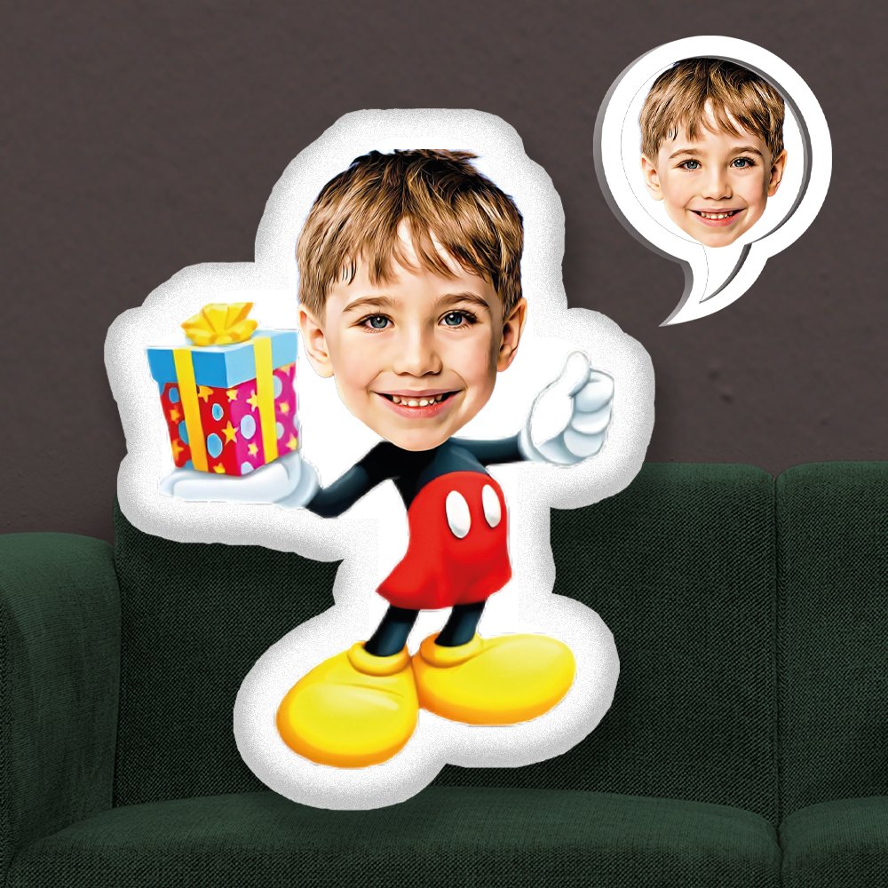 eJOYA Kişiye Özel Fotoğraflı Mikey Mouse Yastık 115309