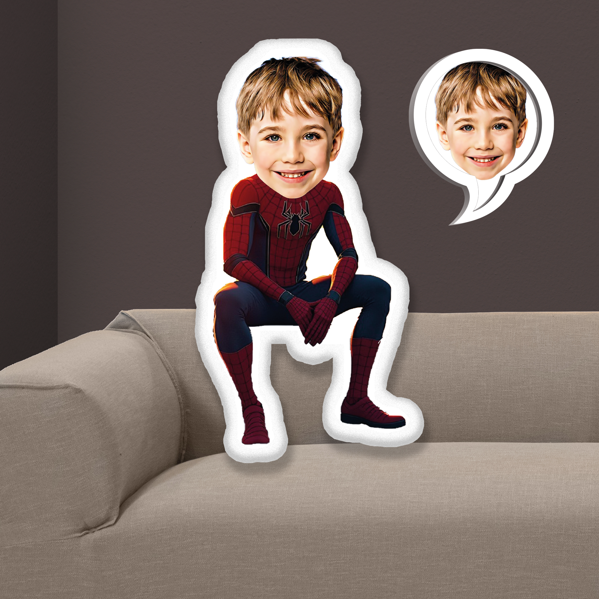 eJOYA Kişiye Özel Fotoğraflı Spiderman Yastık 115629