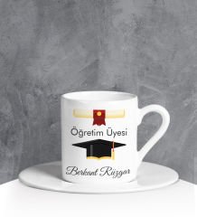 eJOYA Kişiye Özel Öğretim Üyesi Türk Kahvesi Fincanı 90694