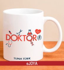 eJOYA Kişiye Özel Doktor Kupa Bardak 79946