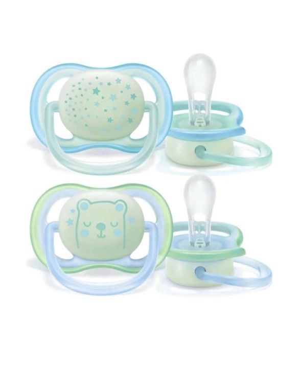 Philips Avent Ultra Air Night Karanlıkta Parlar Gece Emziği 0-6 ay Erkek