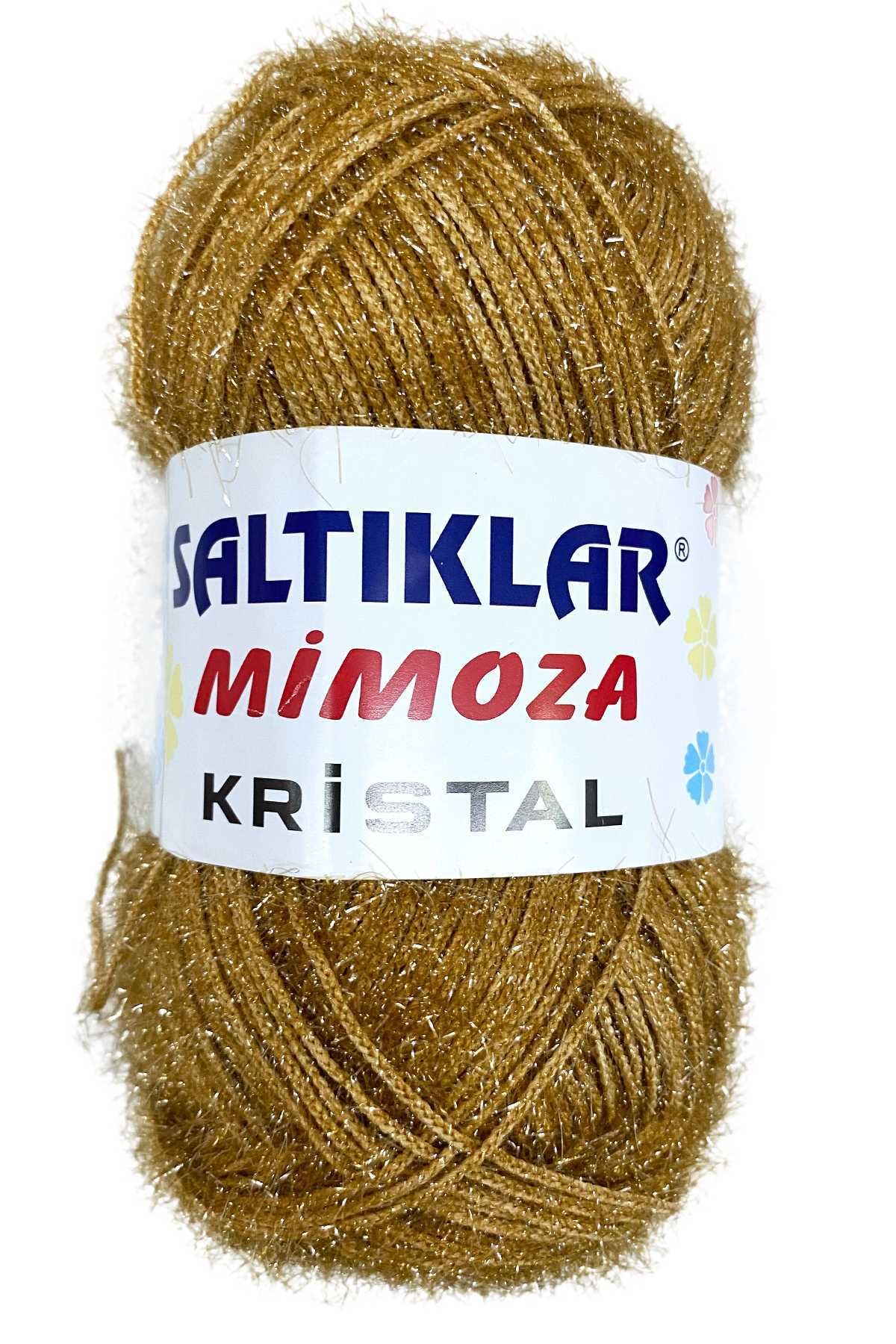 Mimoza Kristal Işıltılı Şal Patik Yelek İpi 54