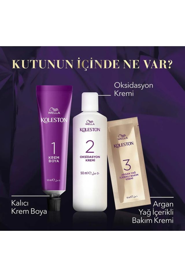 Koleston Intense Saç Boyası 7/17 Buzlu Çikolata - Salon Kalitesi
