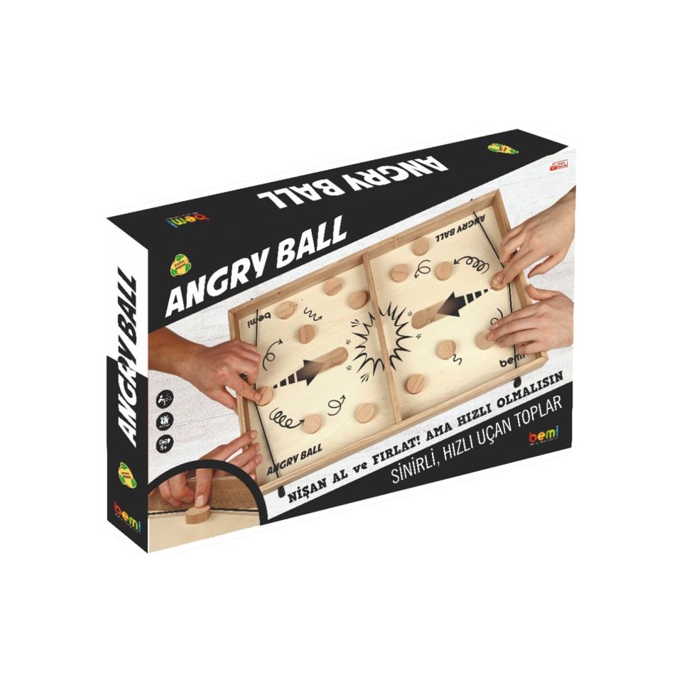 Bemi Angry Ball Ahşap Futbol Oyunu