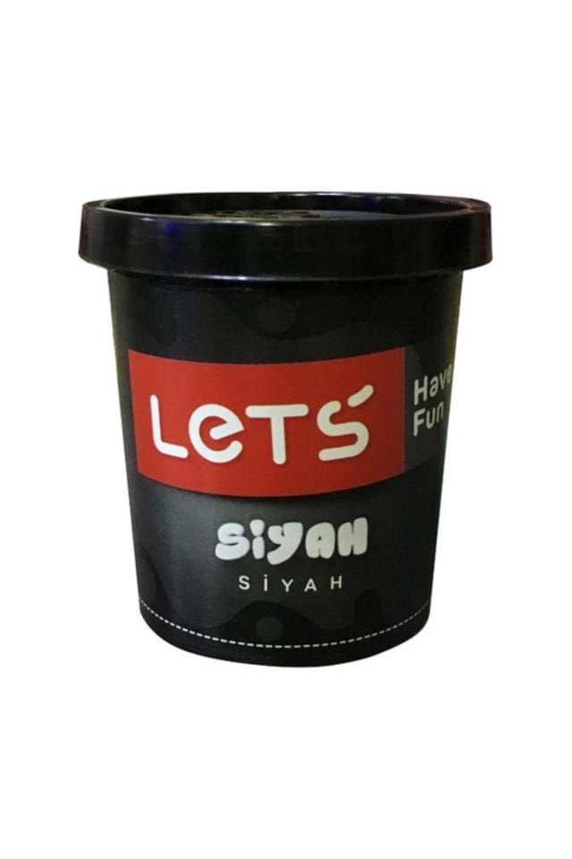 Lets Tek Renk Oyun Hamuru Siyah 150 Gr