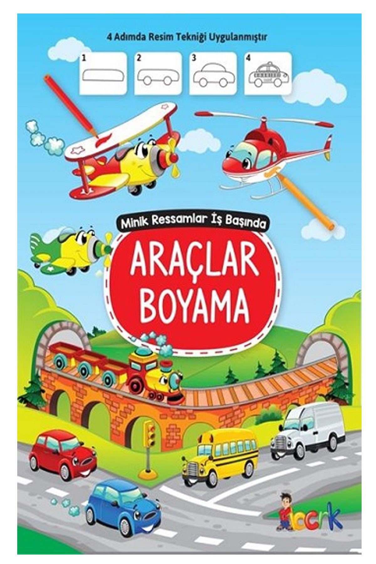 Minik Ressam İş Başında -Araçlar Boyama