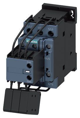 3RT2625-1AP05 | Siemens 3RT2 SERİSİ KONDANSATÖR KONTAKTÖRÜ, 400 V AC, 6..16,7kVAR, 1NO+2NC, BOY S0