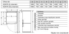 Profilo BD3076IECN XL 526 lt. NoFrost Buzdolabı 186 x 75 cm Inox