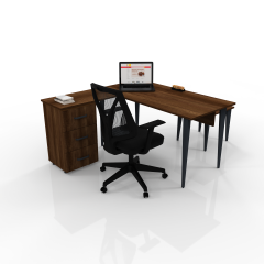 DİZAYN L ÇALIŞMA MASASI