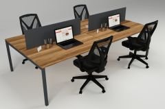 LİNK DÖRTLÜ WORKSTATION BAROK - 240X140X75H