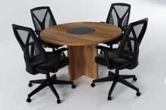 ELVİRA TOPLANTI MASASI BAROK - 140Q