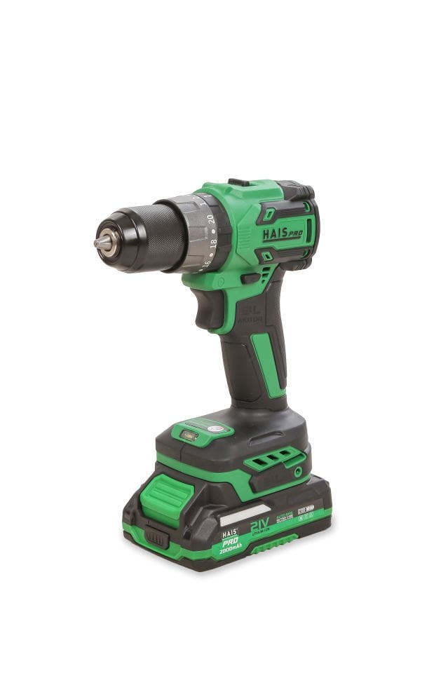 HAISPRO Profesyonel Vidalama Matkap 21 V 2.0 Ah Çift Akülü