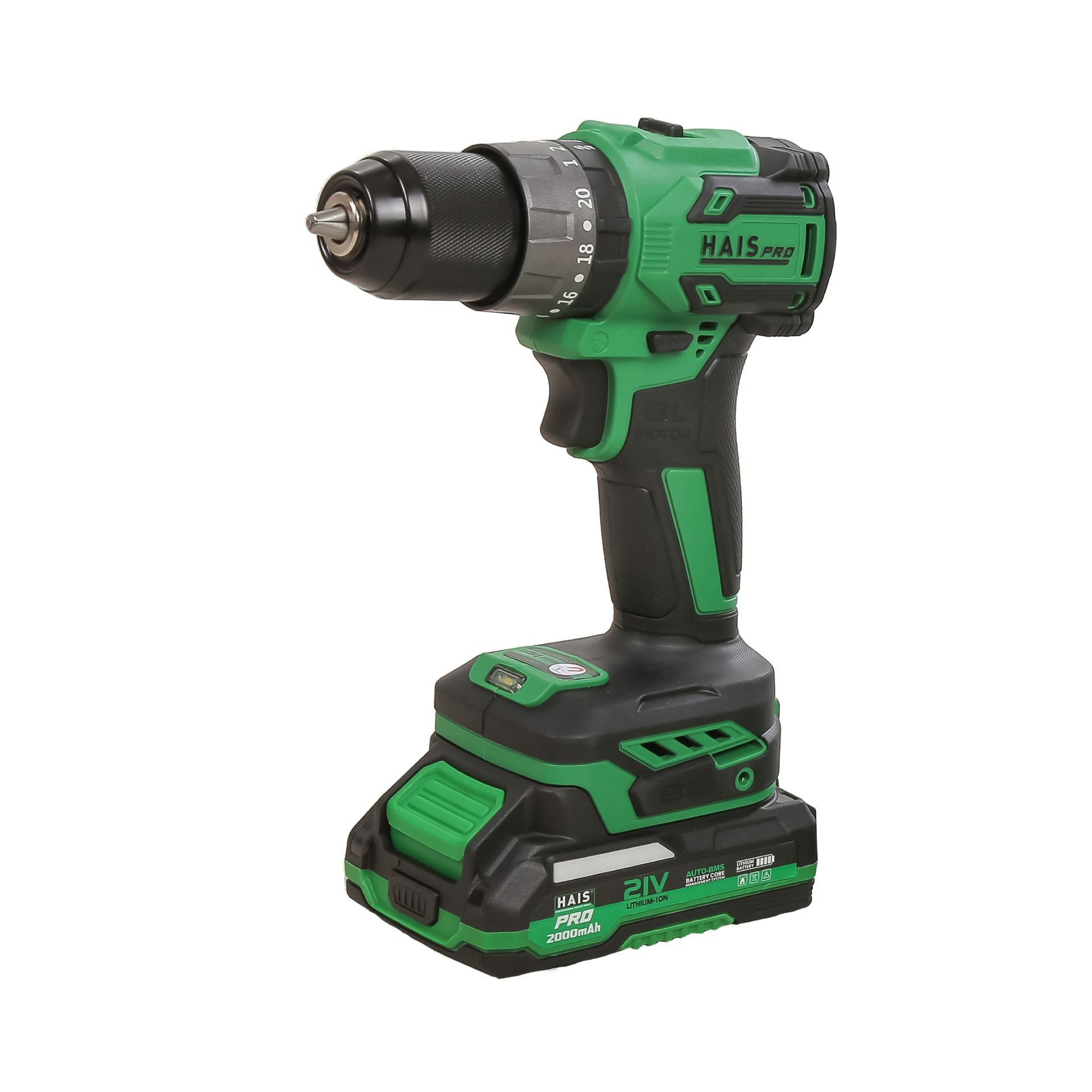 HAISPRO Profesyonel Darbeli Vidalama Matkap 21 V 2.0 Ah Çift Akülü