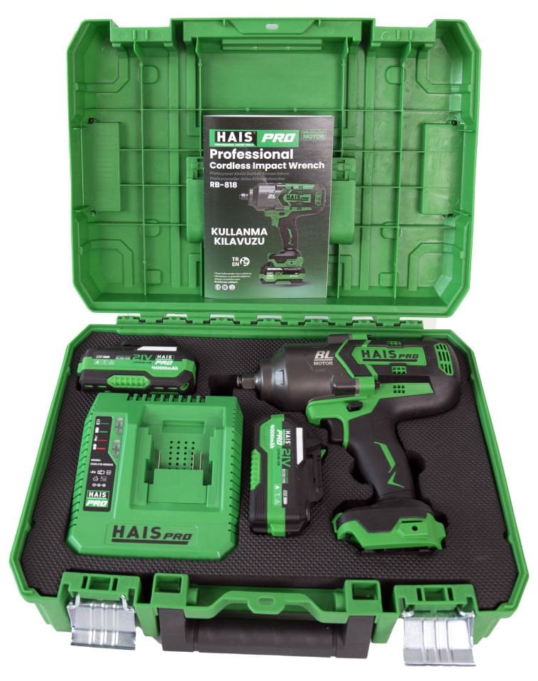 HAISPRO Professional Impact Wrench 1300 Nm 21 V