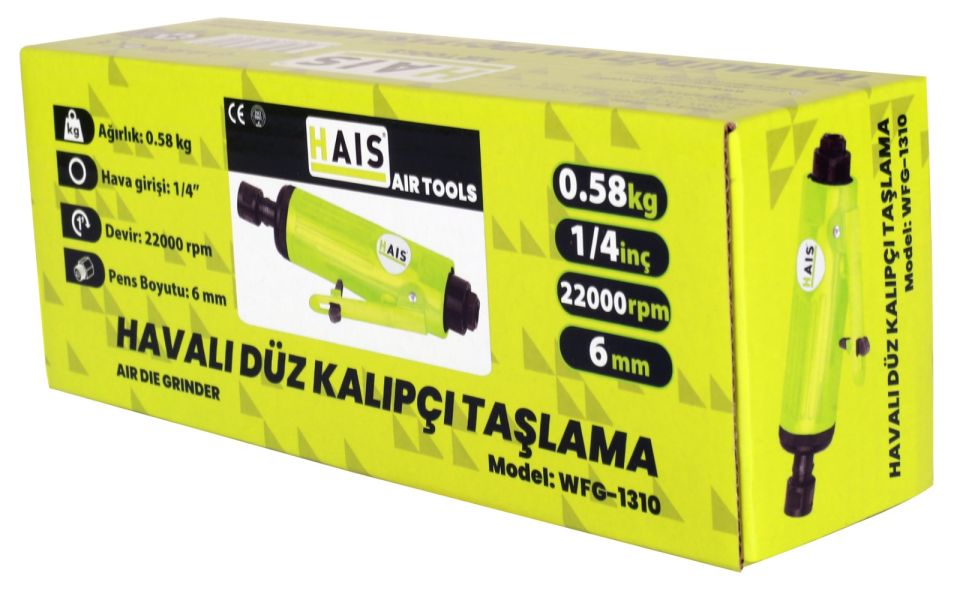 Hais Havalı Düz Kalıpçı Taşlama WFG-1310