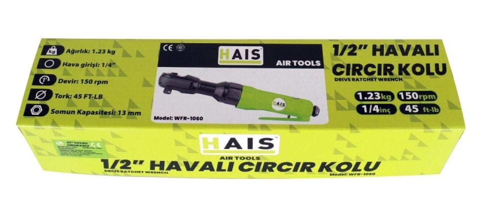 Hais Profesyonel Havalı Cırcır Somun Sökme 1060