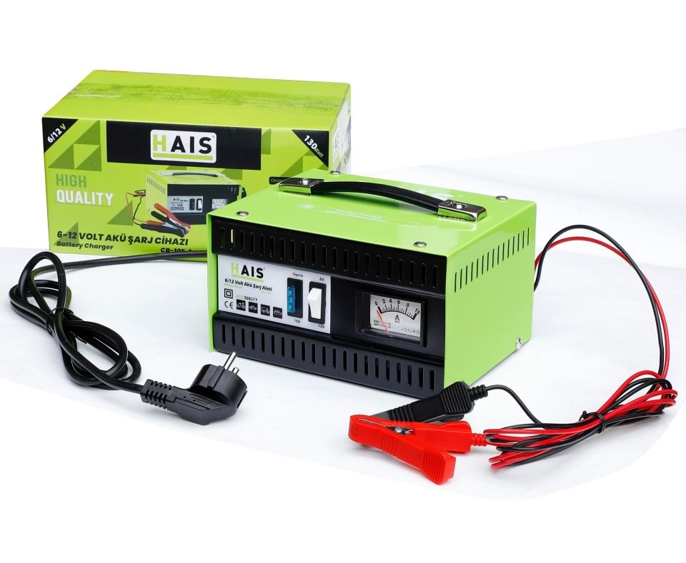 Hais 6 - 12 Volt Akü Şarj Cihazı