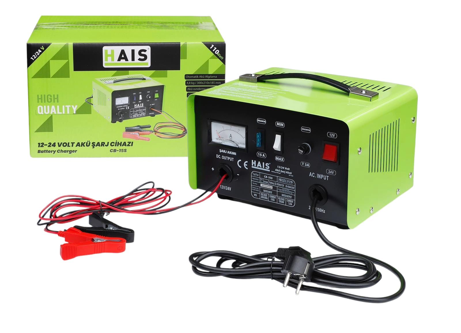 Hais 12 - 24 Volt Akü Şarj Cihazı