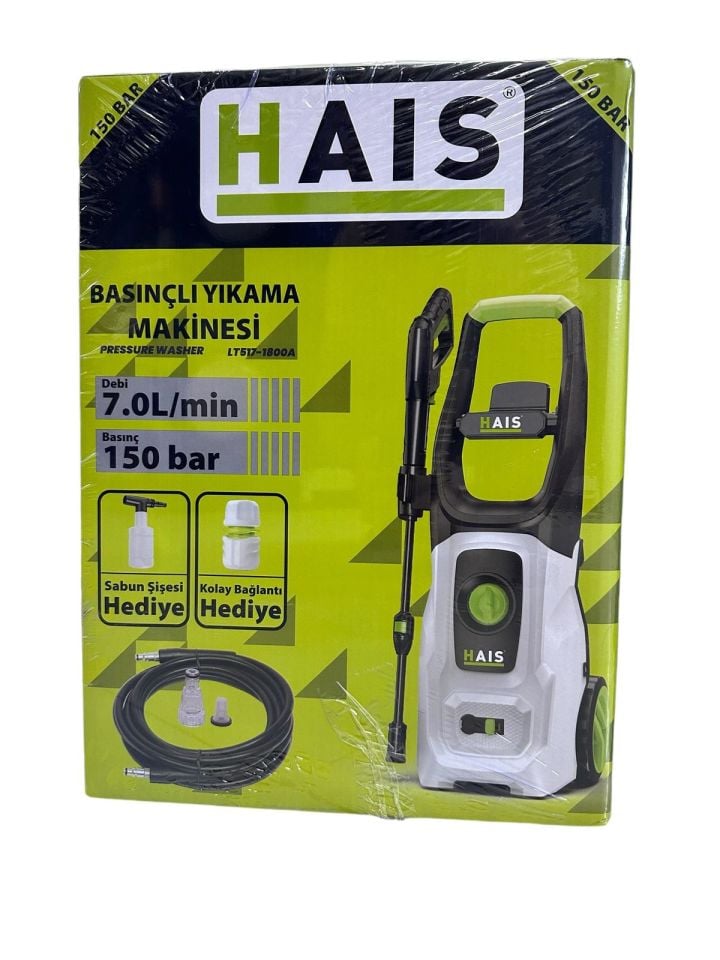 Hais 150 Bar Basınçlı Yıkama Makinesi LT517-1800A