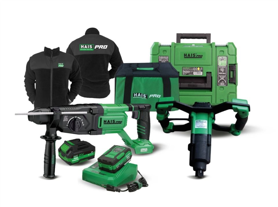 HAISPRO Profesyonel Akülü El Aletleri SET-1