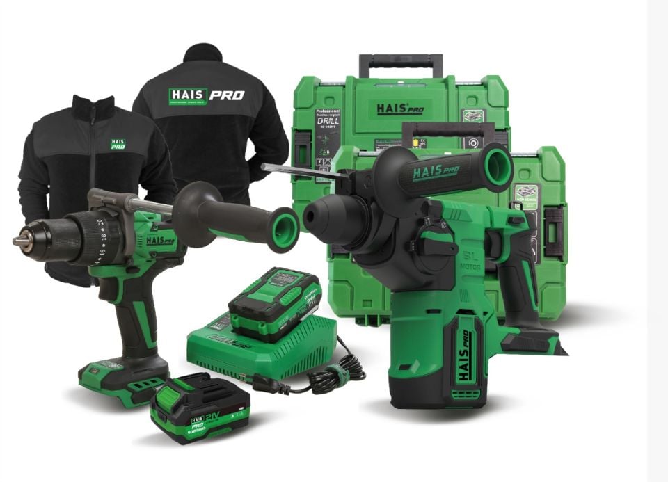 HAISPRO Profesyonel Akülü El Aletleri SET-2