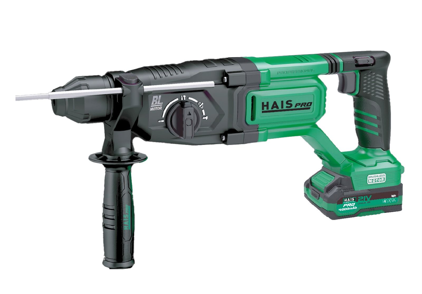 HAISPRO Profesyonel Darbeli Kırıcı Delici Matkap 21 V 1100 Rpm