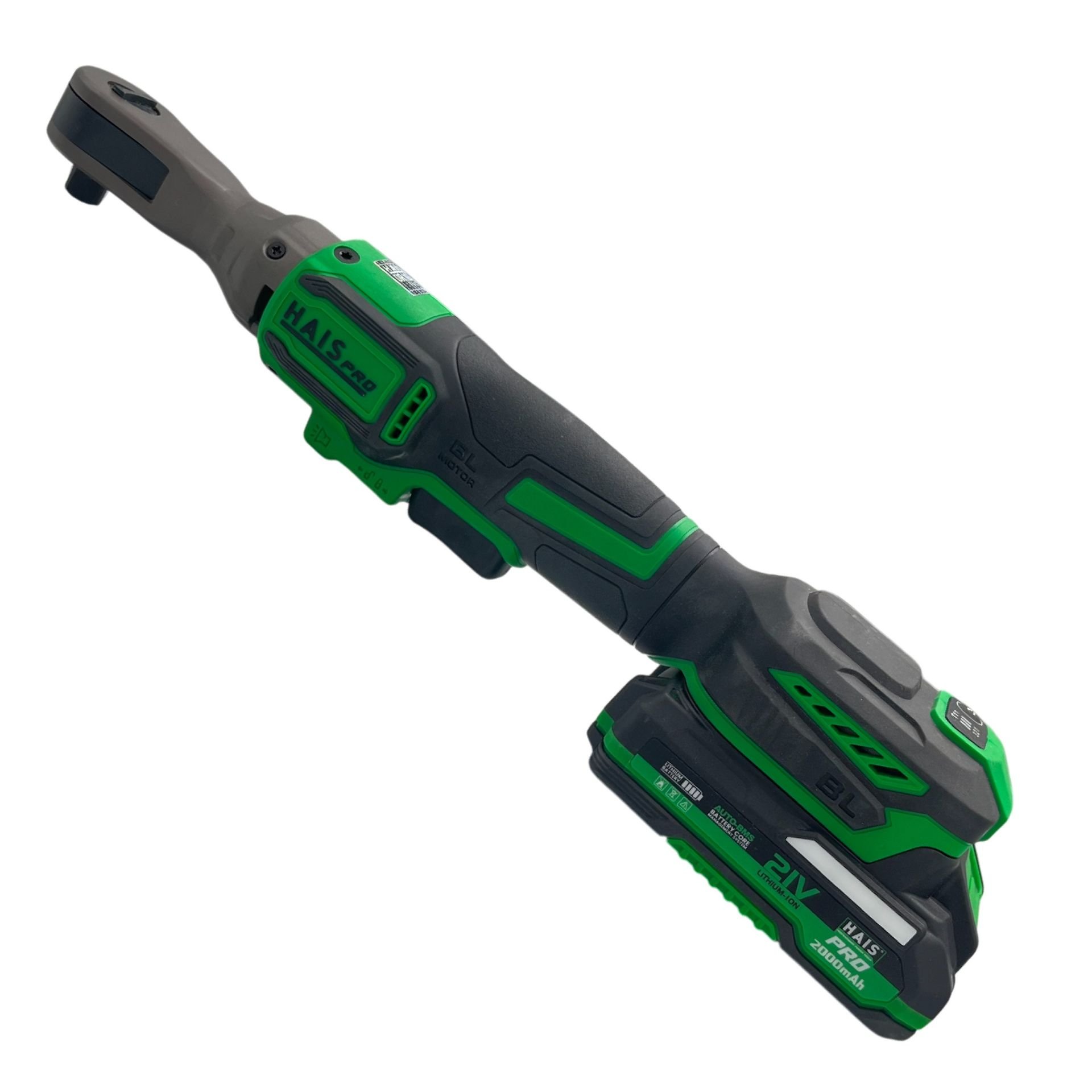 HAISPRO Professional Cordless Ratchet Wrench Short 160 Nm