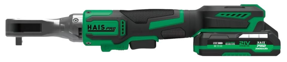 HAISPRO Profesyonel Akülü Cırcır Anahtarı Kısa 160 Nm