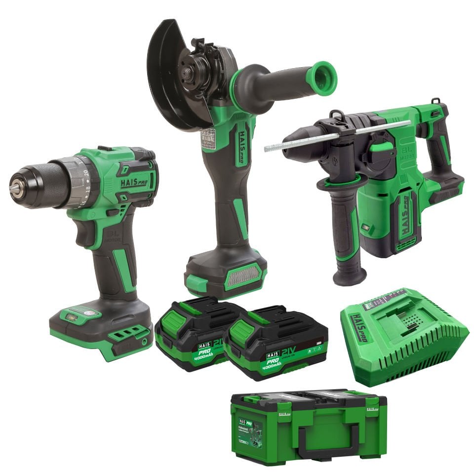 HAISPRO Profesyonel 21 V Akülü El Aletleri Seti - 3'LÜ SET - 1