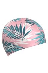 Mad Wave Silikon Uzun Saç Bonesi Foliage Pembe