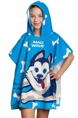 Mad Wave Çocuk HUSKY Poncho, 70*130 cm