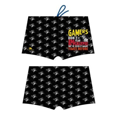 BOXER FULL PRINT BOY  APO HAPPY Black SWIMMING-COM