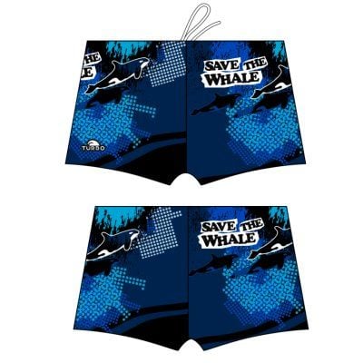 TURBO ERKEK MAYO BOXER MEN SAVE THE WHALE