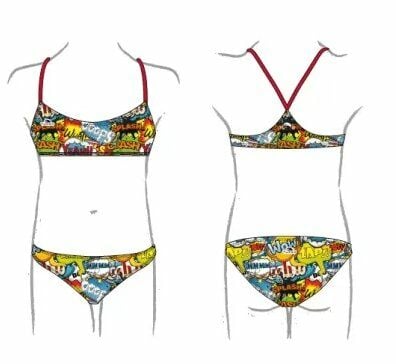 Turbo Kız Çocuk Bikini Sarı WOW HAPPY
